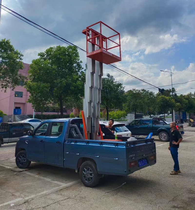 白银车载铝合金式高空作业车